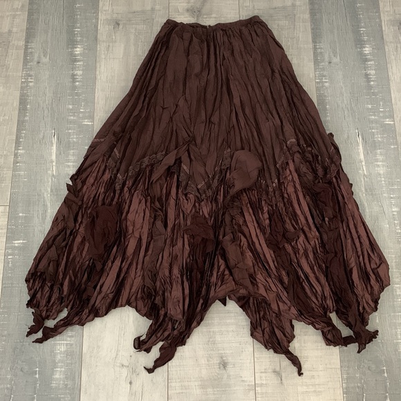 Surrealist asymmetrical boho skirt - Picture 7 of 11